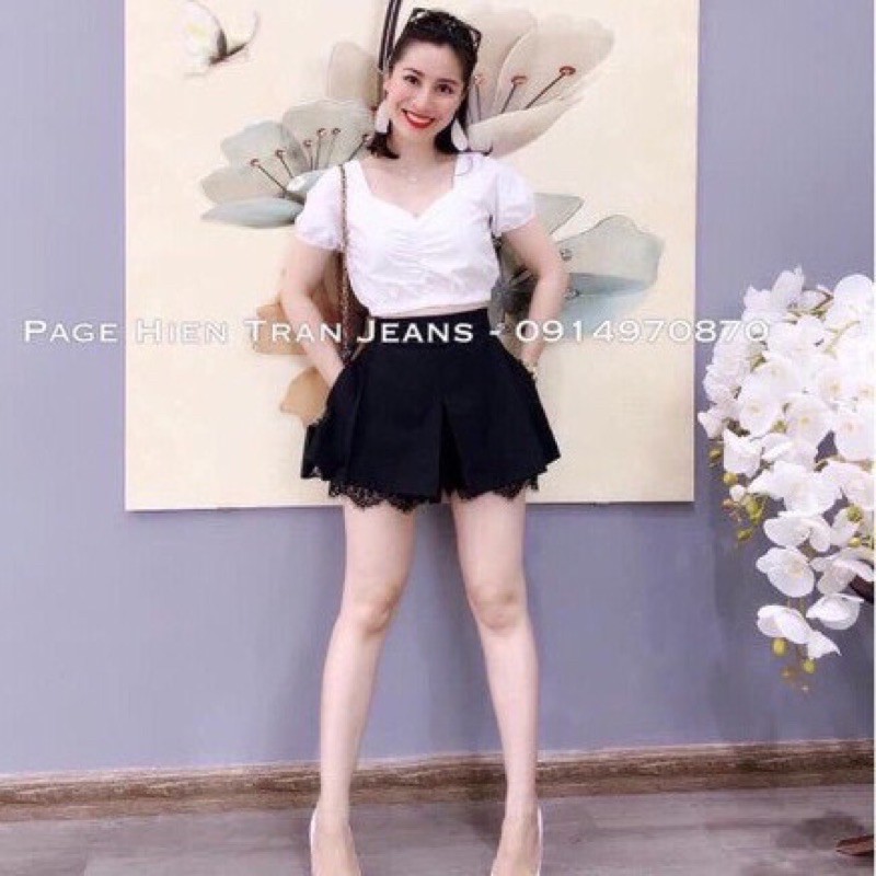 [Mã WASTUP giảm 10% tối đa 30K đơn 99K] Chân váy phối ren kèm lót trong | BigBuy360 - bigbuy360.vn