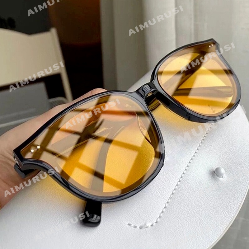Kính mát gọng oval phong cách Hàn Quốc Ulzzang thời trang cho nam nữ