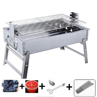Combo Bếp nướng than hoa INOX Thay đổi chiều cao vỉ......