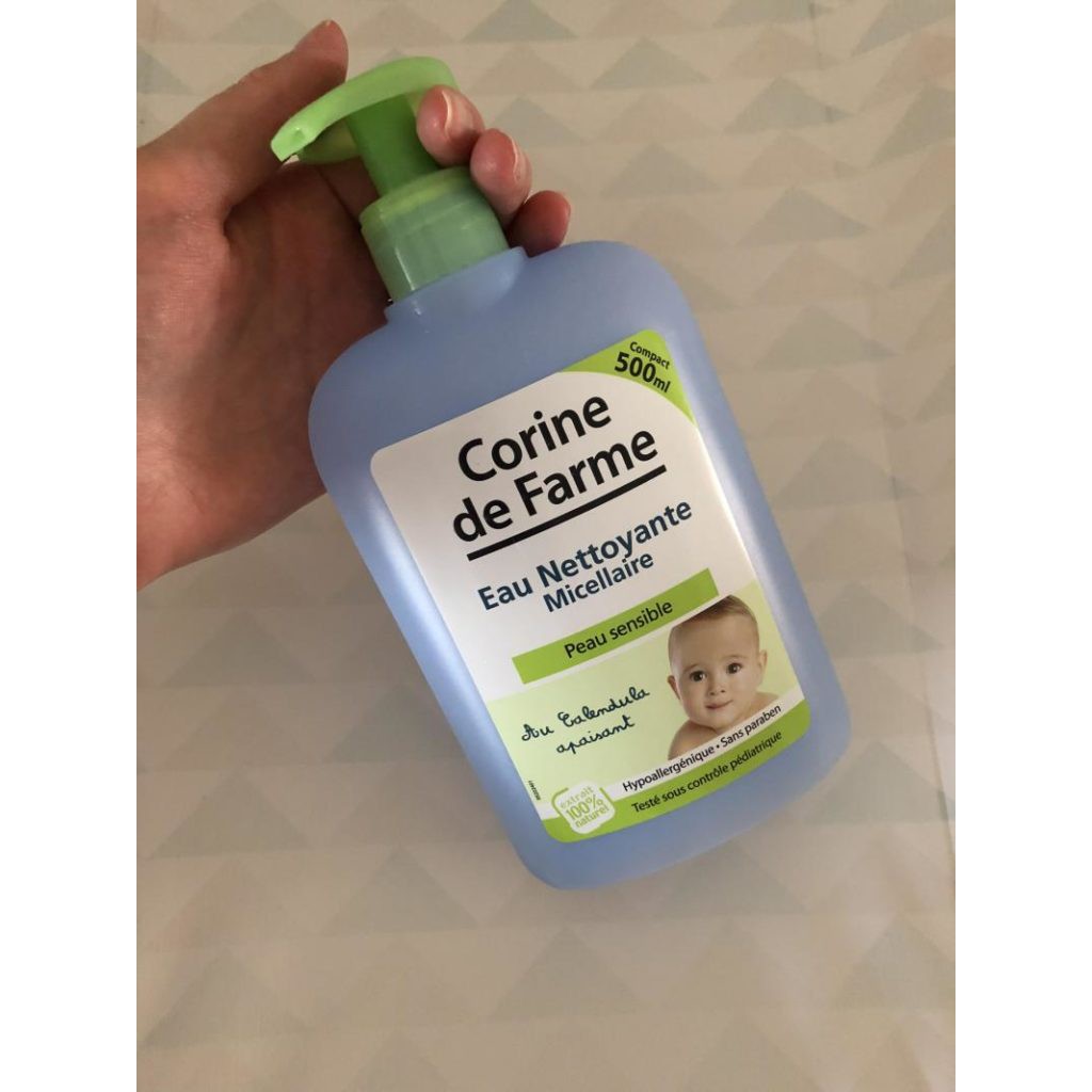 Nước vệ sinh cho bé Corine De Farme Eau Nettoyante Micellair 500ml