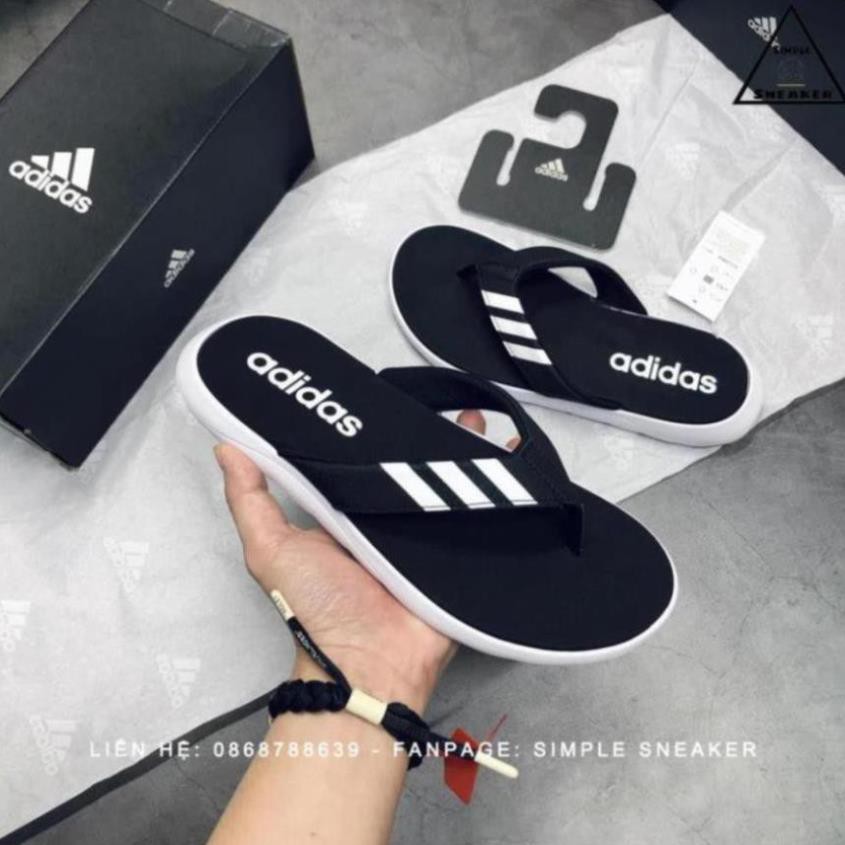 [Sale 3/3]Dép Adidas Xỏ Ngón 💙FREESHIP💙 Dép Kẹp Adidas Auth - Adidas Comfort Flip Flops Core Black Chính Hãng -B98