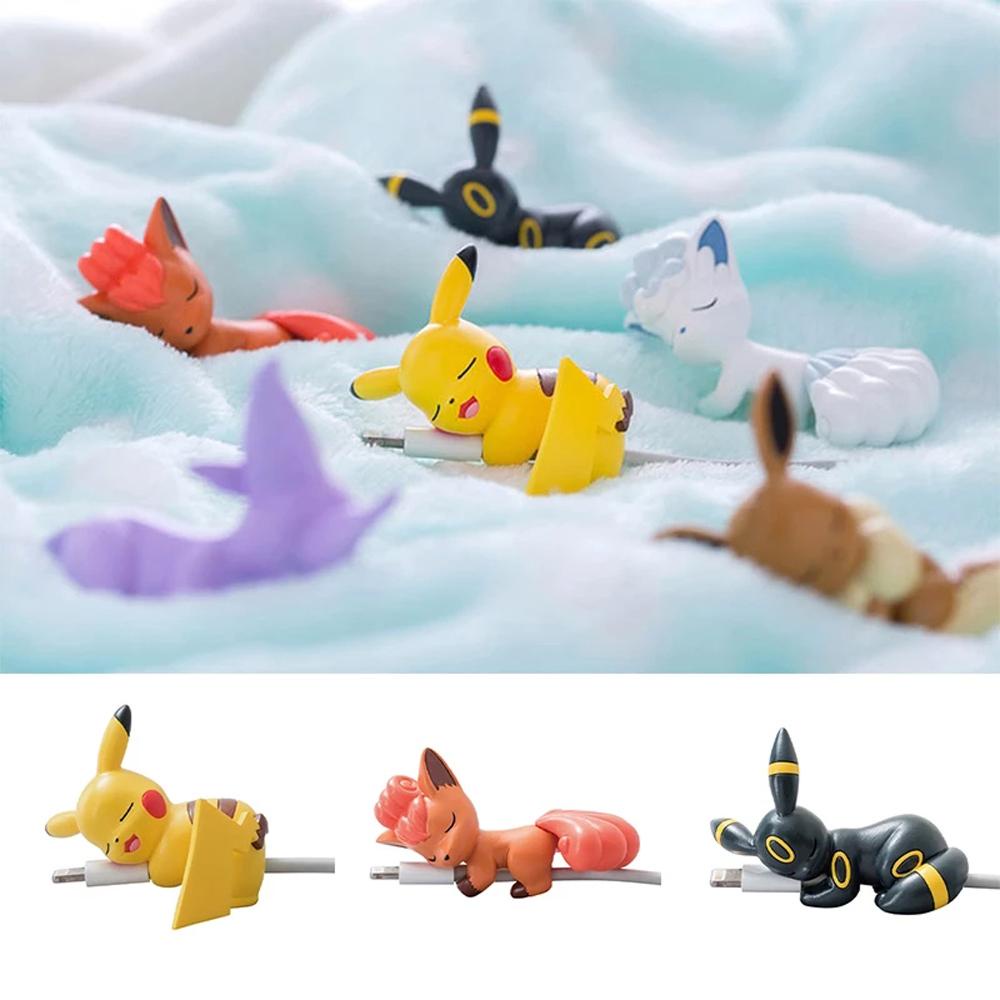 Vỏ bọc bảo vệ dây cáp sạc MMULCK hình Pikachu dễ thương ngộ nghĩnh