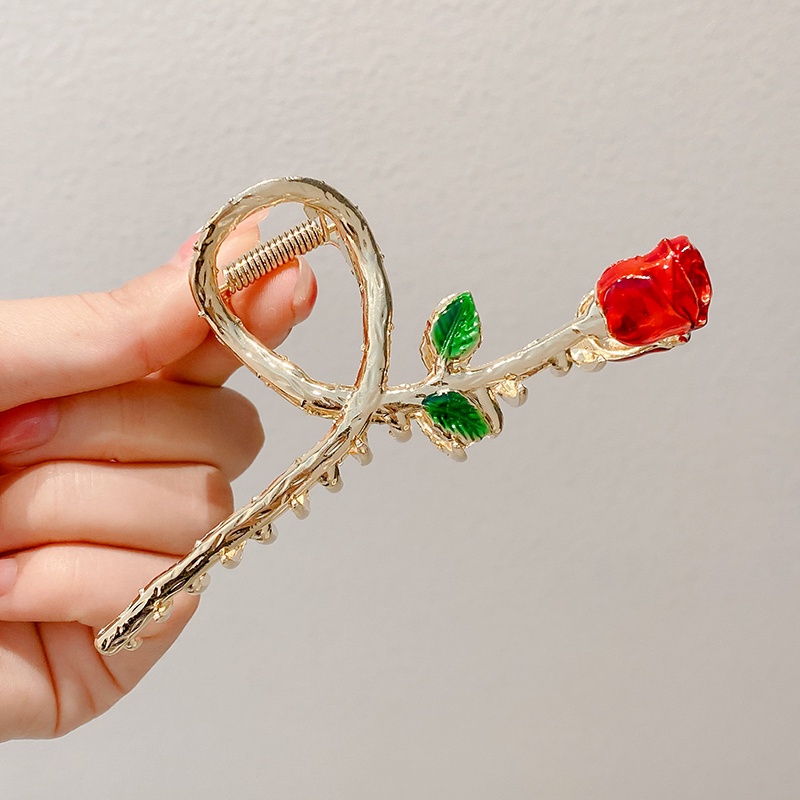 Kẹp tóc kim loại hình càng cua thời trang Hàn Quốc