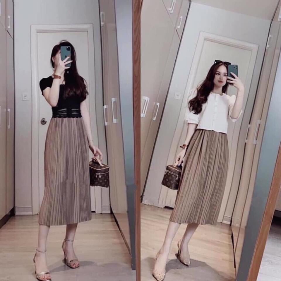 Chân Váy Zara Dập Ly Nhìn Đã Thấy Đẹp Nuột Nà Luôn Vừa Tự Tin Vừa Cá Tính