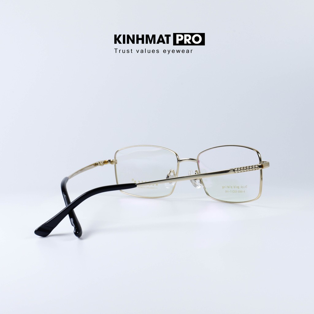Gọng kính viền kim loại Rebacca, gọng kính cận Nam Nữ Kính mắt Pro