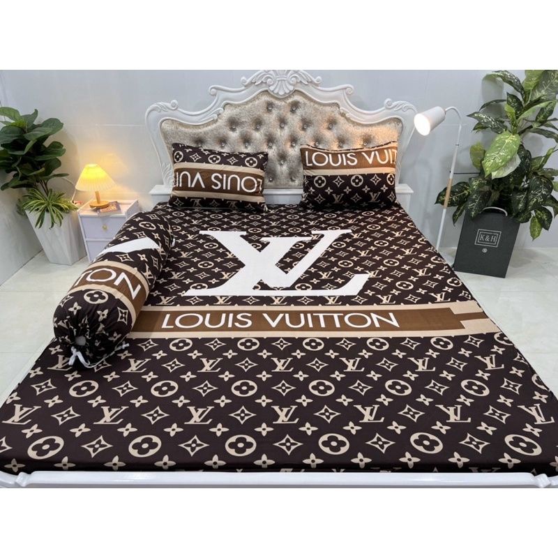 Drap Thun Hàn Quốc LOUIS VUITTON gồm 4 món vải mát mịn