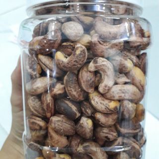 Hạt điều rang muối vỏ lụa hàng B hộp 500gr