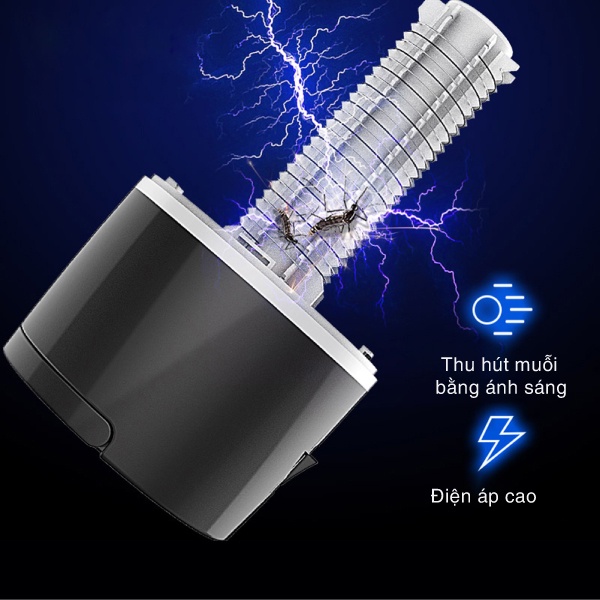 Đèn Ngủ Bắt Muỗi Sạc Pin, Máy Bắt Muỗi Thông Minh Nhật Bản AOKEOU AK-M33