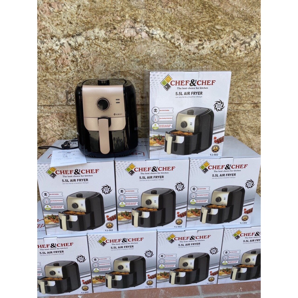 Nồi Chiên Không Dầu 5.5 Lít Chef&amp;Chef YJ-502