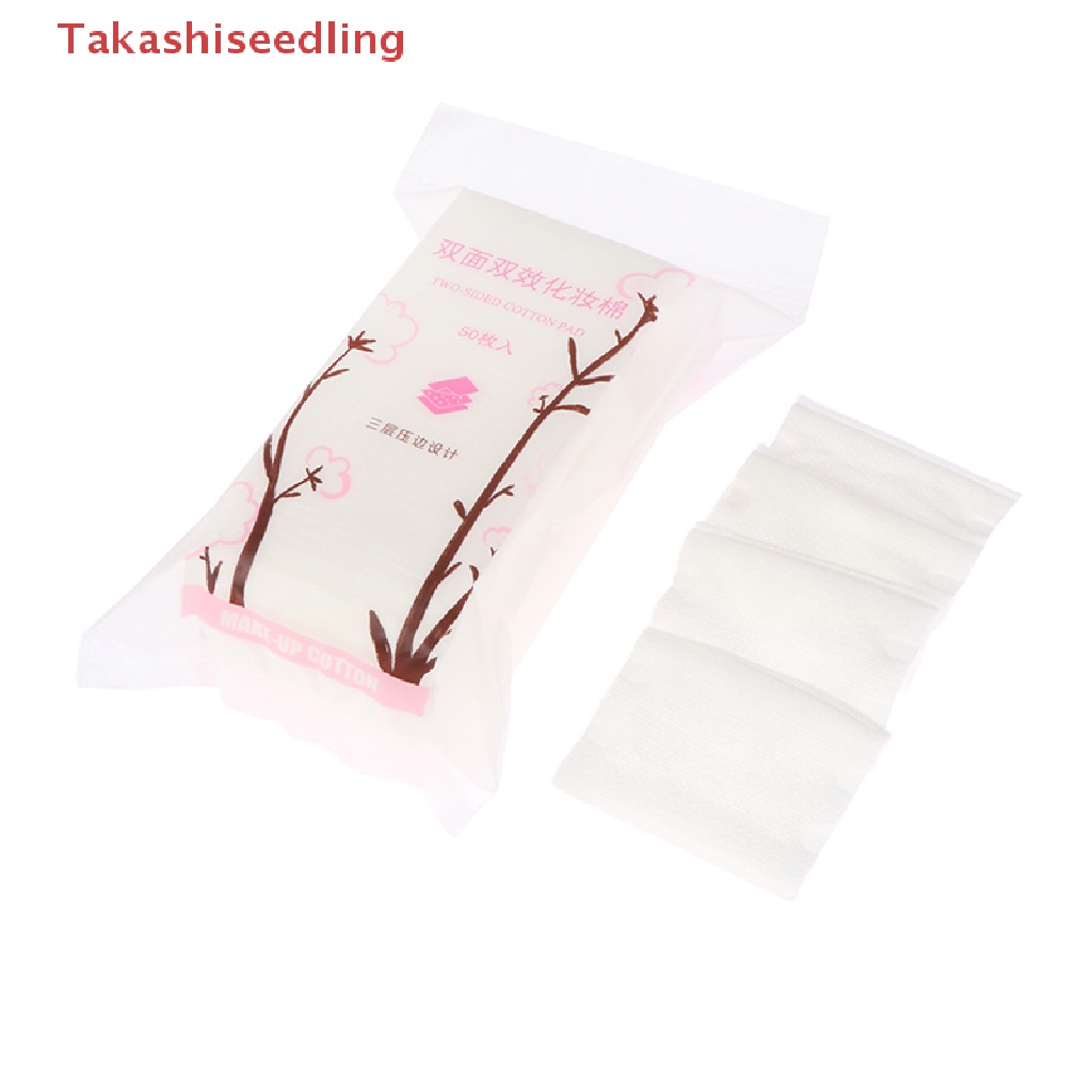 Túi 50 Miếng Bông Tẩy Trang Mềm Mại Có Thể Giặt Được