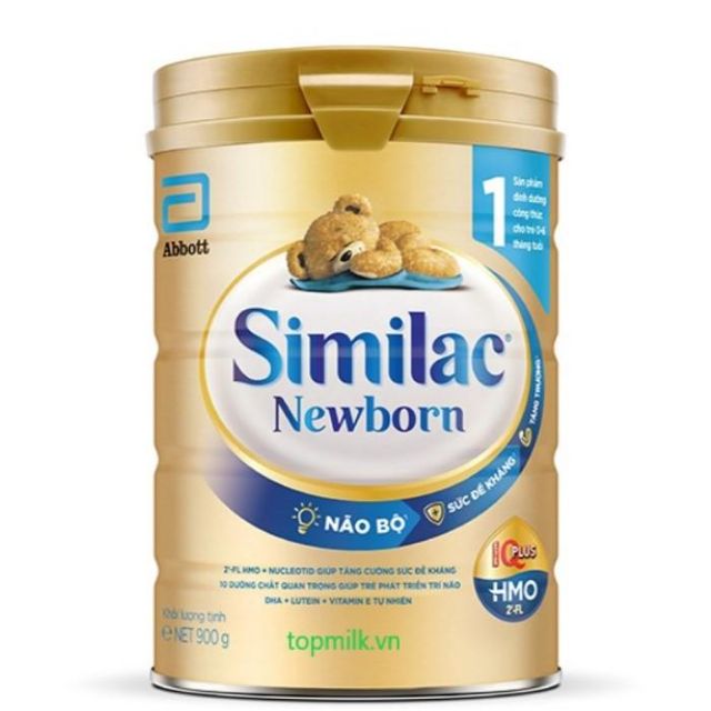 Sữa bột Similac IQ số 1(mẫu mới) 900g date 2022