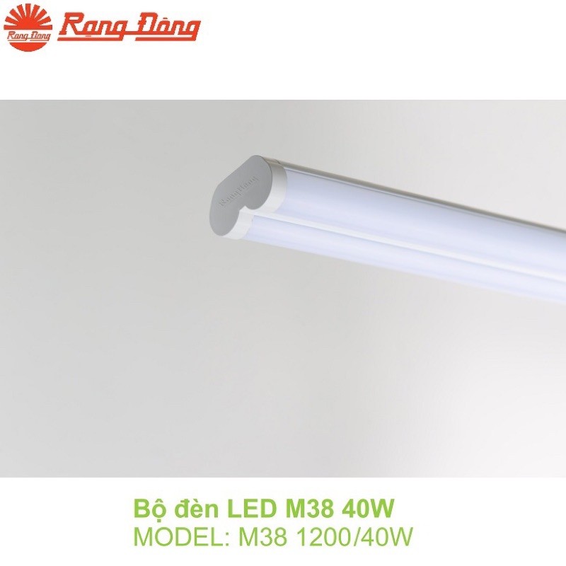 Bộ đèn led M38 40w Rạng Đông dạng tuýp đôi