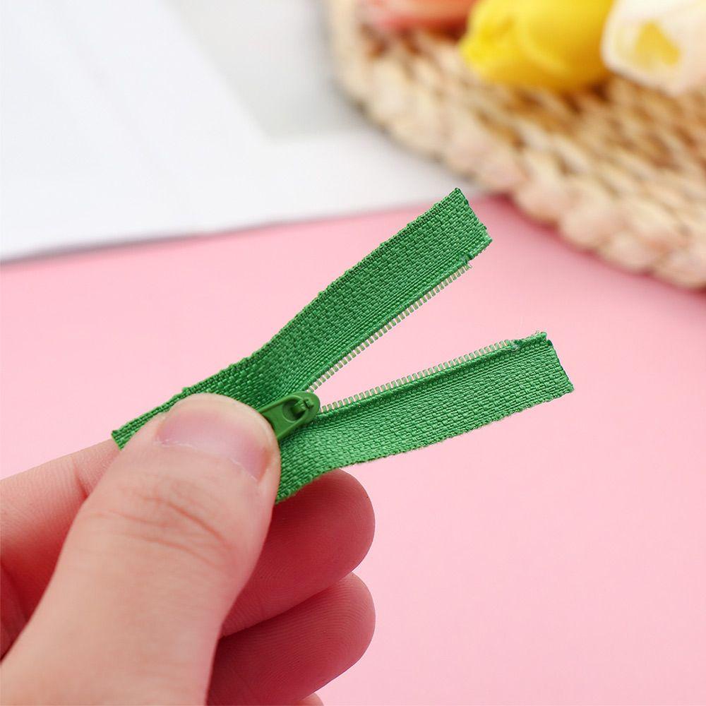 Phụ Kiện May Vá Thủ Công Đầu Tròn Rỗng Có Khóa Kéo Chất Lượng Cao