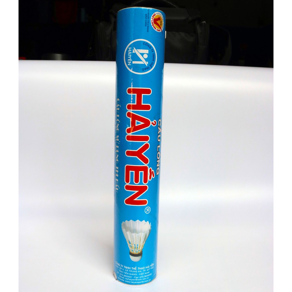 Ống cầu lông Hải Yến 12 quả ( Xanh Biển ) sử dụng trong luyện tâp và thi đấu hàng Việt Nam chất lượng cao - LICLAC