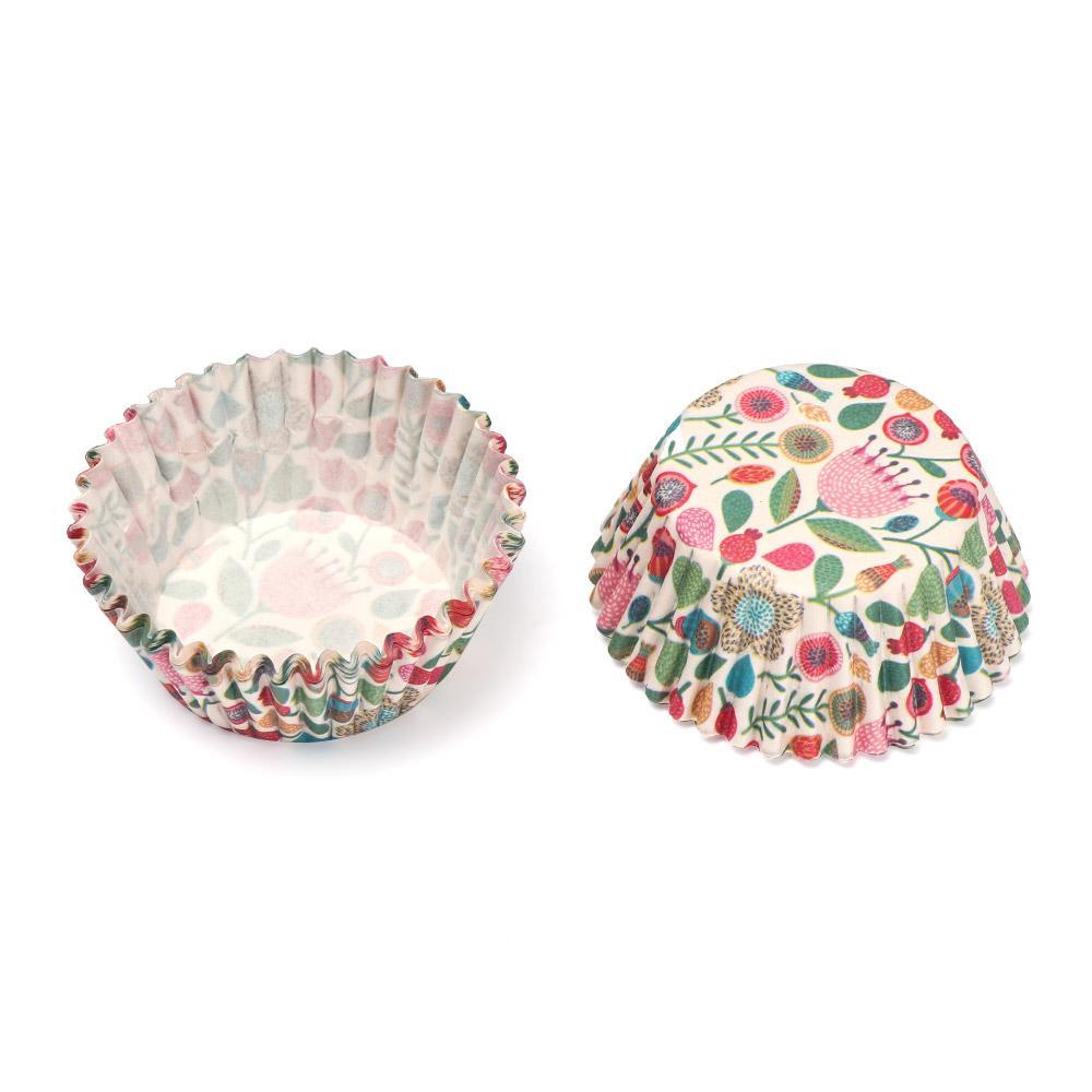 YOLA Set 100 Cốc Giấy Làm Bánh Cupcake Chống Mỡ