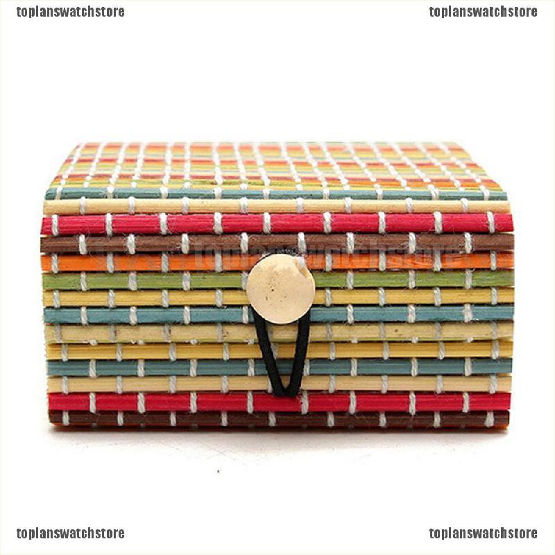 Hộp Đựng Trang Sức Bằng Gỗ Tre Tiện Dụng