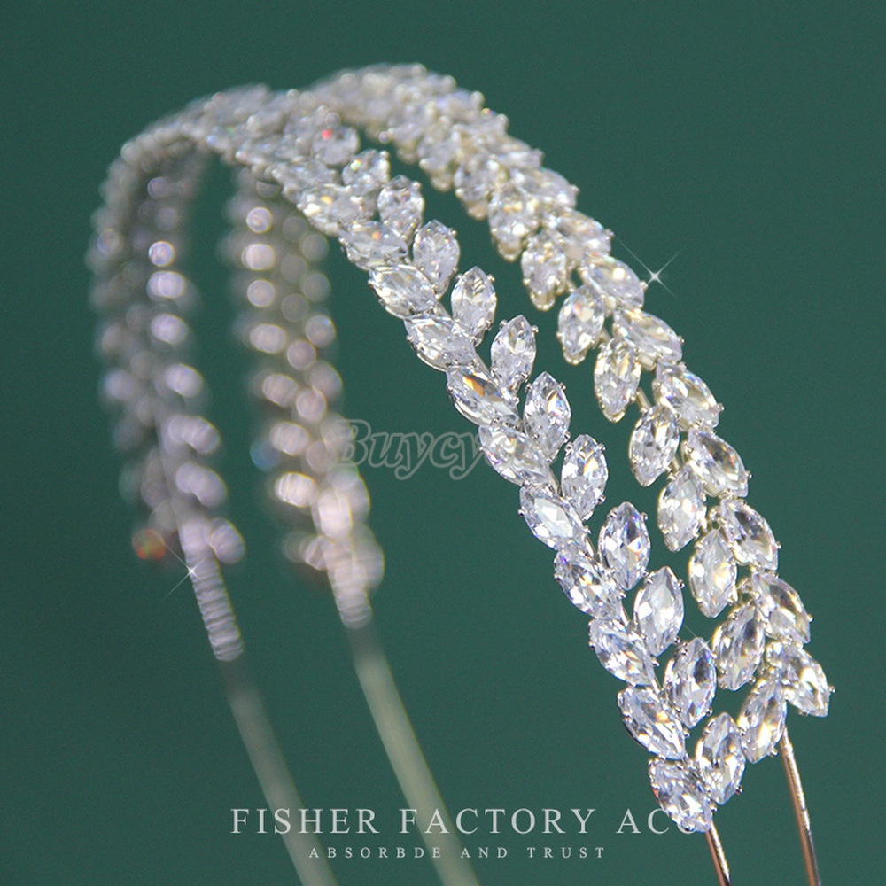 Băng Đô Thiết Kế Đơn Giản Đính Đá Zircon Thời Trang Cho Nữ