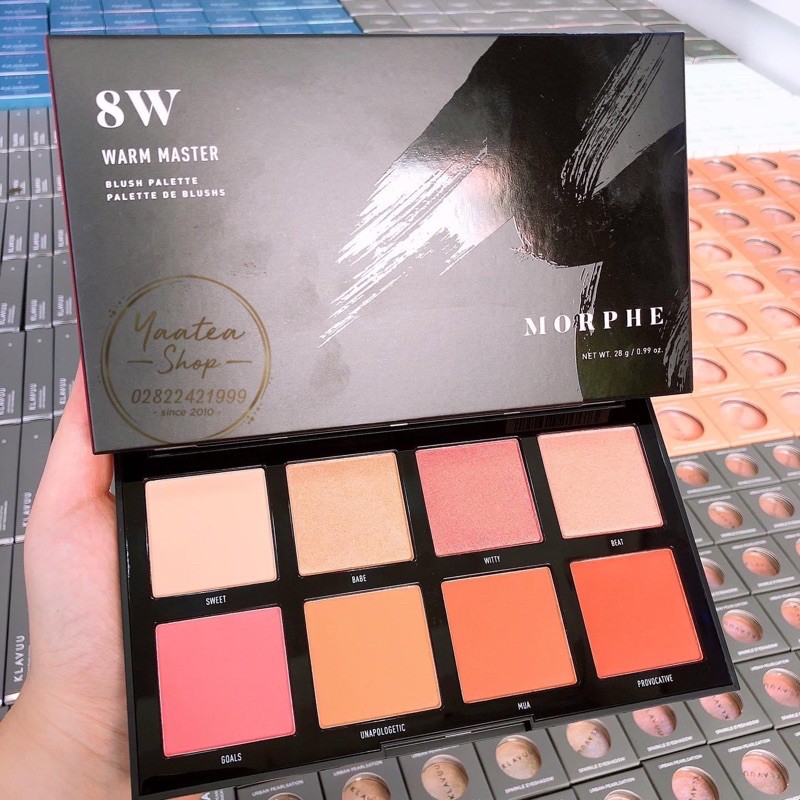 Palette má hồng Morphe 8w , 8c