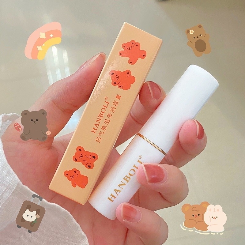 Son Dưỡng Môi HANBOLI Dưỡng Ẩm Chống Khô Môi Thay Đổi Màu Sắc Độc Đáo