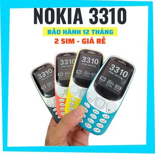 Điện thoại 2 sim Nokia 3310 giá rẻ - Bảo hành 1 năm