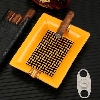 Gạt tàn 2 điếu cigar sang trọng