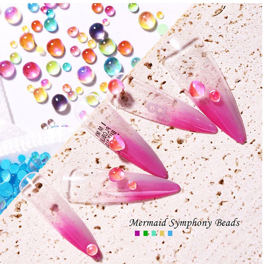 Bộ Dụng Cụ Làm Móng Nghệ Thuật|Kim Tuyến Hình Nàng Tiên Cá Dùng Trang Trí Móng Tay DIY|Chuỗi Hạt Cườm