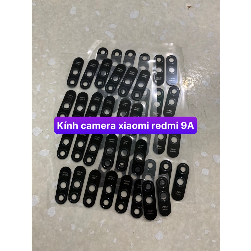 bộ kính camera xiaomi redmi 9A - gồm kính và vành