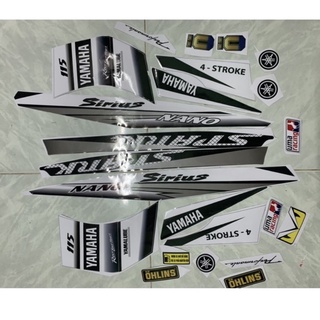 Tem sirius fi spark trắng đen