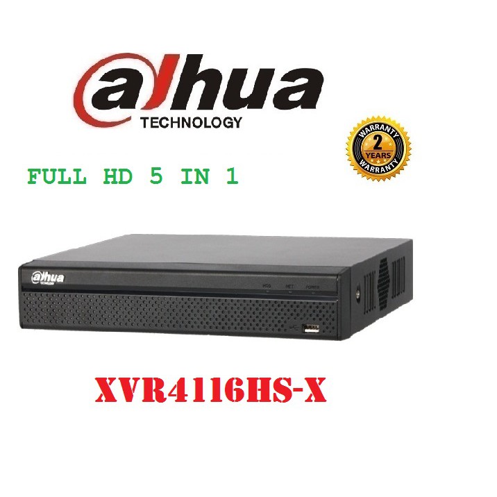 Đầu ghi hình HDCVI/TVI/AHD và IP 16 kênh DAHUA XVR4116HS-X