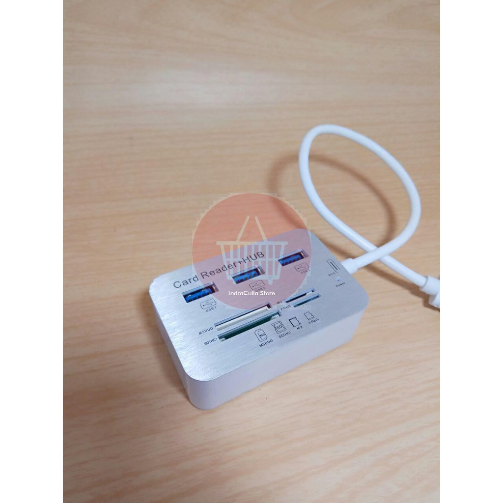 Đầu Đọc Thẻ Nhớ Usb 3.0 + Hub | BigBuy360 - bigbuy360.vn