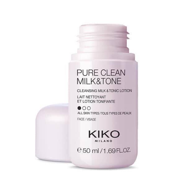 Sữa rửa mặt tẩy trang kiêm Toner dưỡng da Kiko 50ml