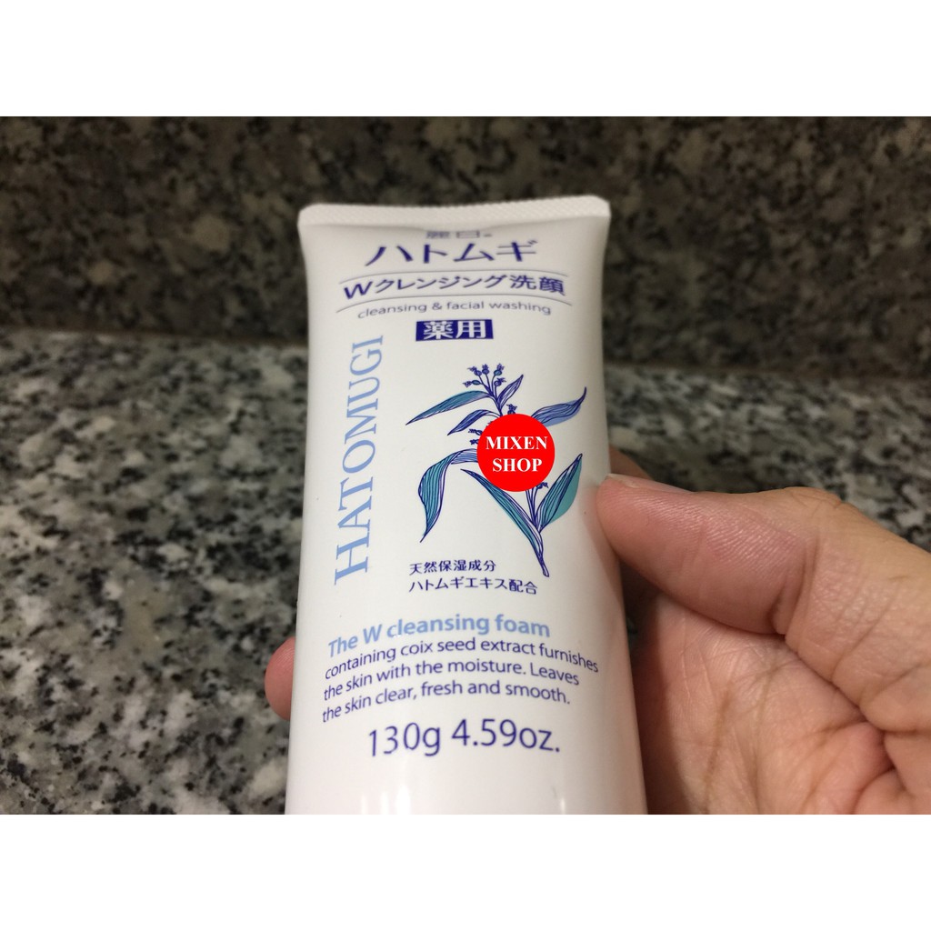 {Chính hãng - Ảnh thật} Sữa rửa mặt Hatomugi hạt ý dĩ Naturie 130g Nhật Bản | BigBuy360 - bigbuy360.vn