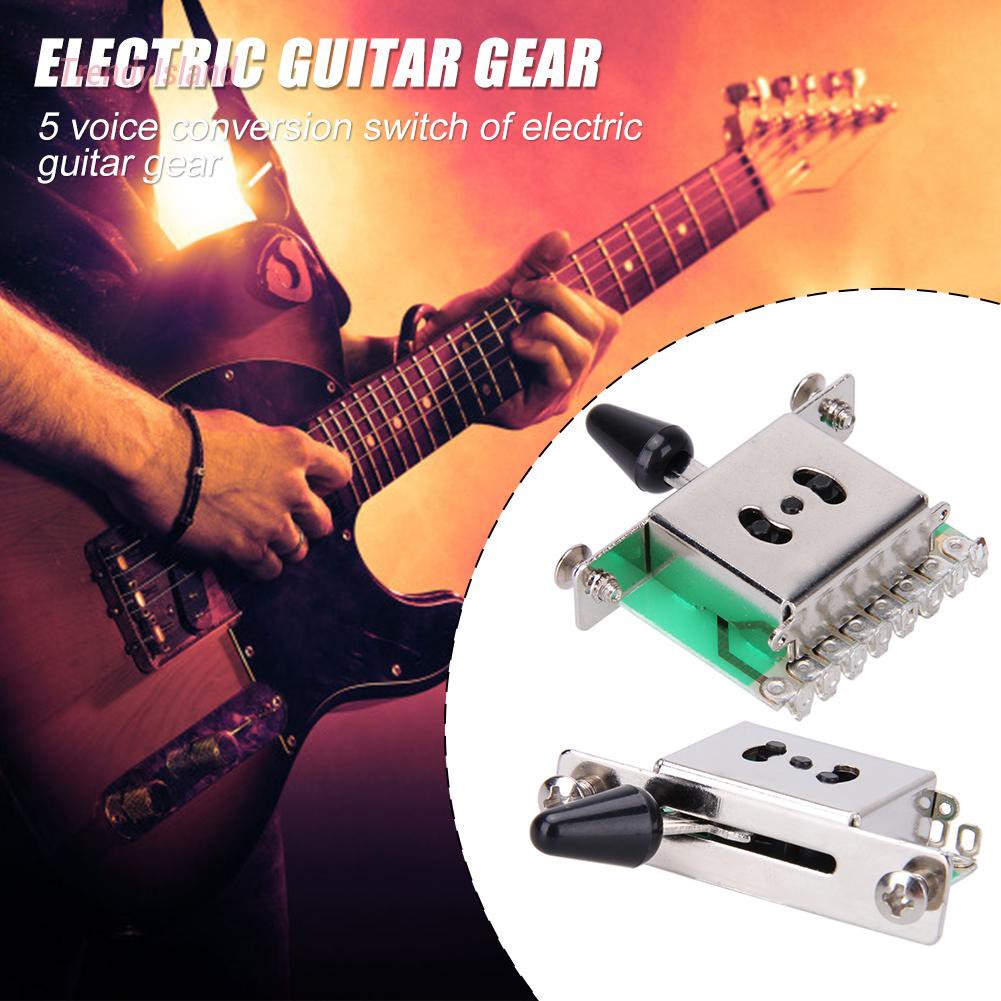 Music Lovers Playing 5 Way Guitar Pickup Selector Tone Switch for ST SQ Guitarra Parts Supplies