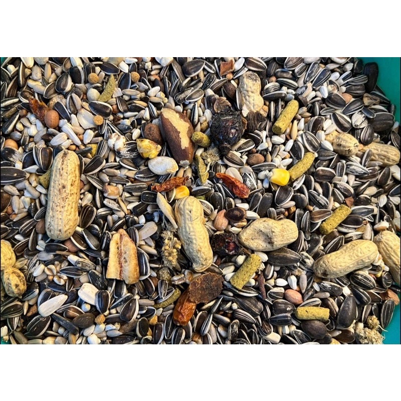 Hạt trộn cao cấp thành phần không có chất tạo màu dành cho vẹt từ xám đến Macaw gói lẻ 1kg