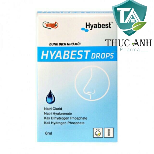 NƯỚC NHỎ MŨI HYABEST - BÉ HẾT KHÔ MŨI