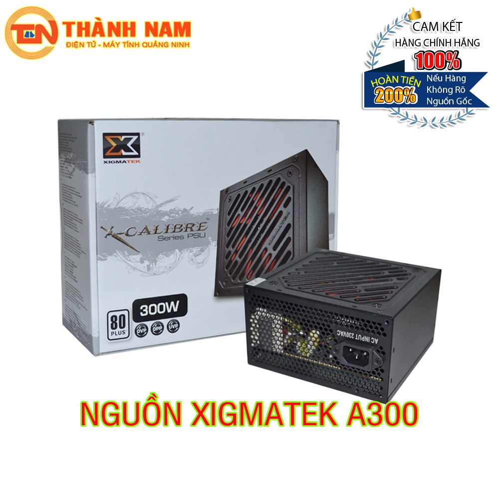 [FREESHIP 99K]_Nguồn máy tính XIGMATEK X-Calibre XCP-A300 - 300W - 80 Plus White