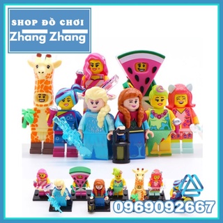 Xếp hình Nữ Hoàng băng giá Frozen Elsa dành cho bé gái Minifigures WM6067