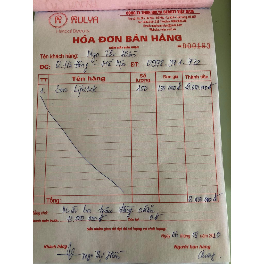 [CHÍNH HÃNG 100%] Son Đỏ Cam RULYA LÍPSTICK | BigBuy360 - bigbuy360.vn