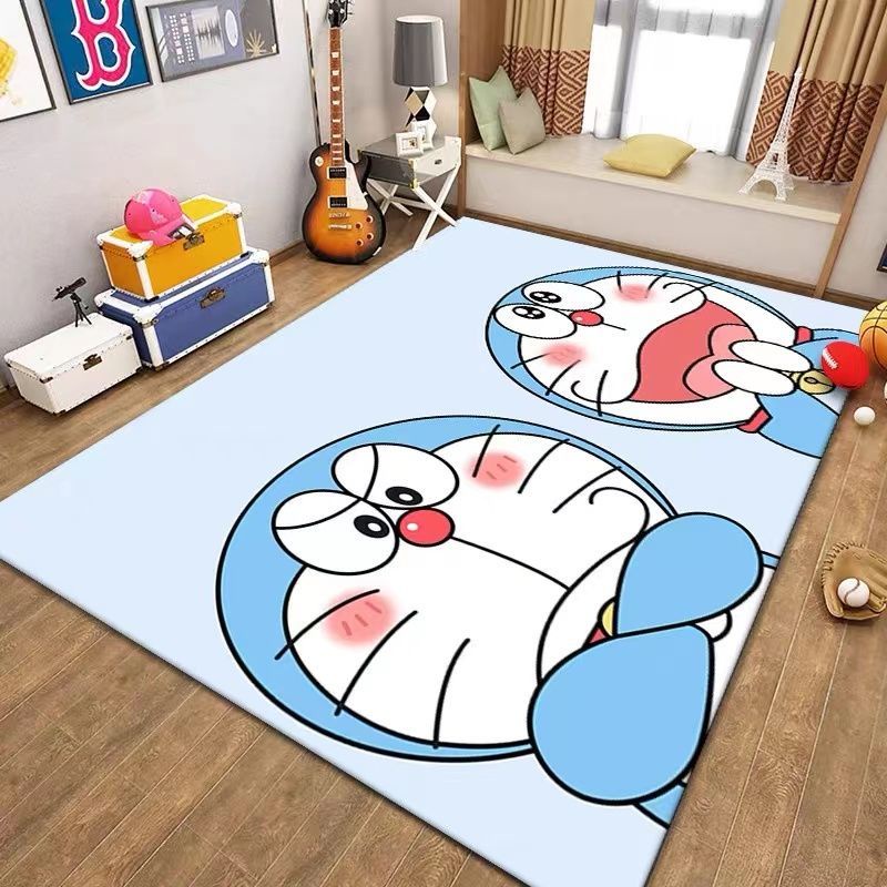 Thảm Trải Sàn Họa Tiết Hoạt Hình Doraemon Đơn Giản Trang Trí Nhà Cửa