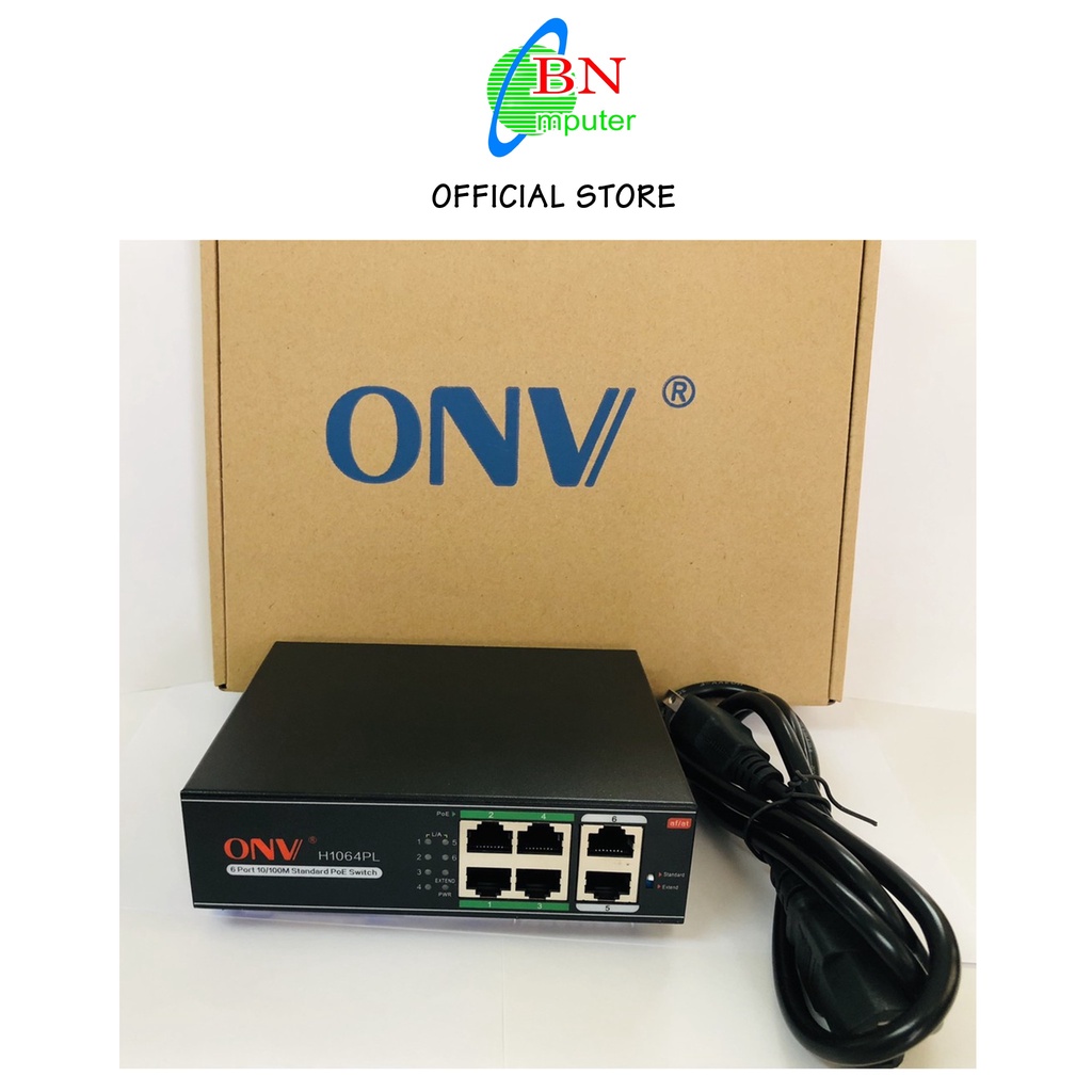 Switch 4 - 8 POE ONV H1108PLS