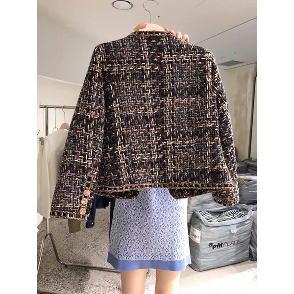 Oder áo dạ tweed dày dặn