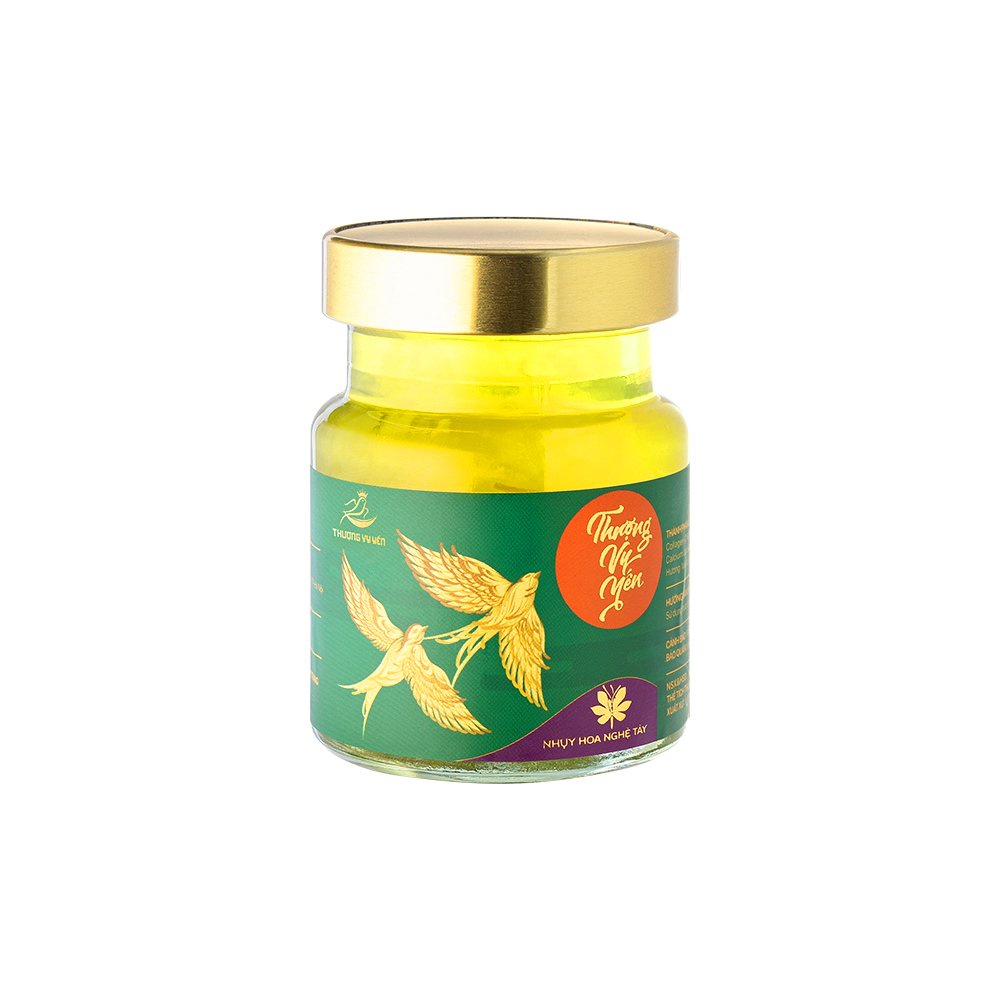 Tổ Yến Chưng Saffron - Nhuỵ Hoa Nghệ Tây CiCi Thượng Đỉnh Yến hũ 70ml 30% yến sào Khánh Hòa nguyên chất đẹp da, mờ nám