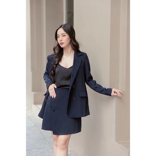 Chân váy xanh navy Jade - Maiimer