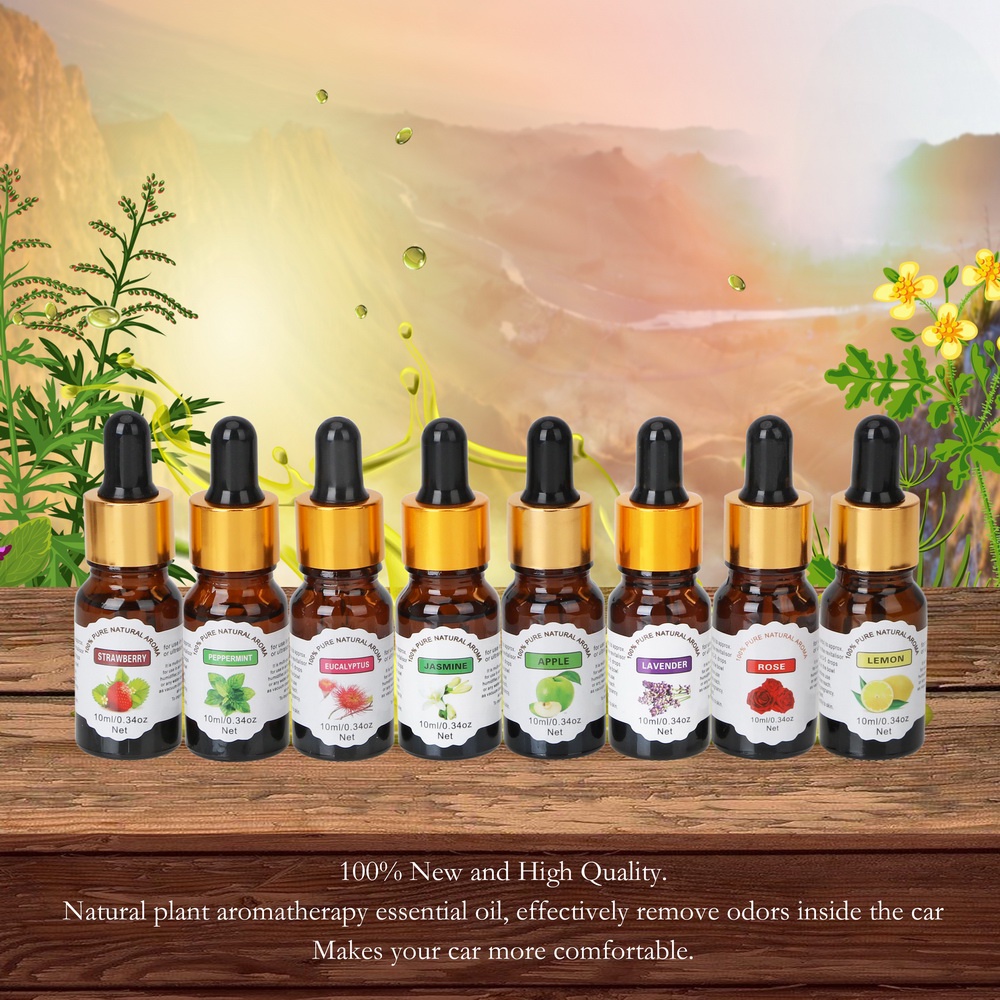 Lọ tinh dầu thơm khử mùi hôi cho xe hơi tiện dụng 10ml