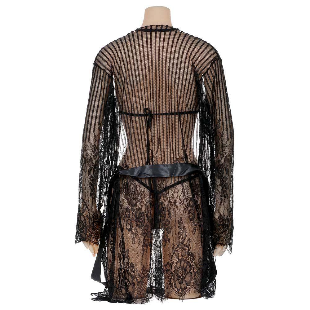 OCEANMAP Đầm Ngủ Phối Ren Hoa Thiết Kế Quyến Rũ Cho Phái Nữ