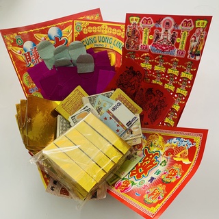 Bộ giấy cúng vong linh - cúng cô hồn - có hướng dẫn cúng
