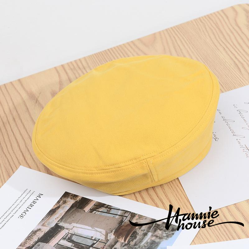 Mũ Beret Thiết Kế Đơn Giản Phong Cách Vintage Cho Nữ