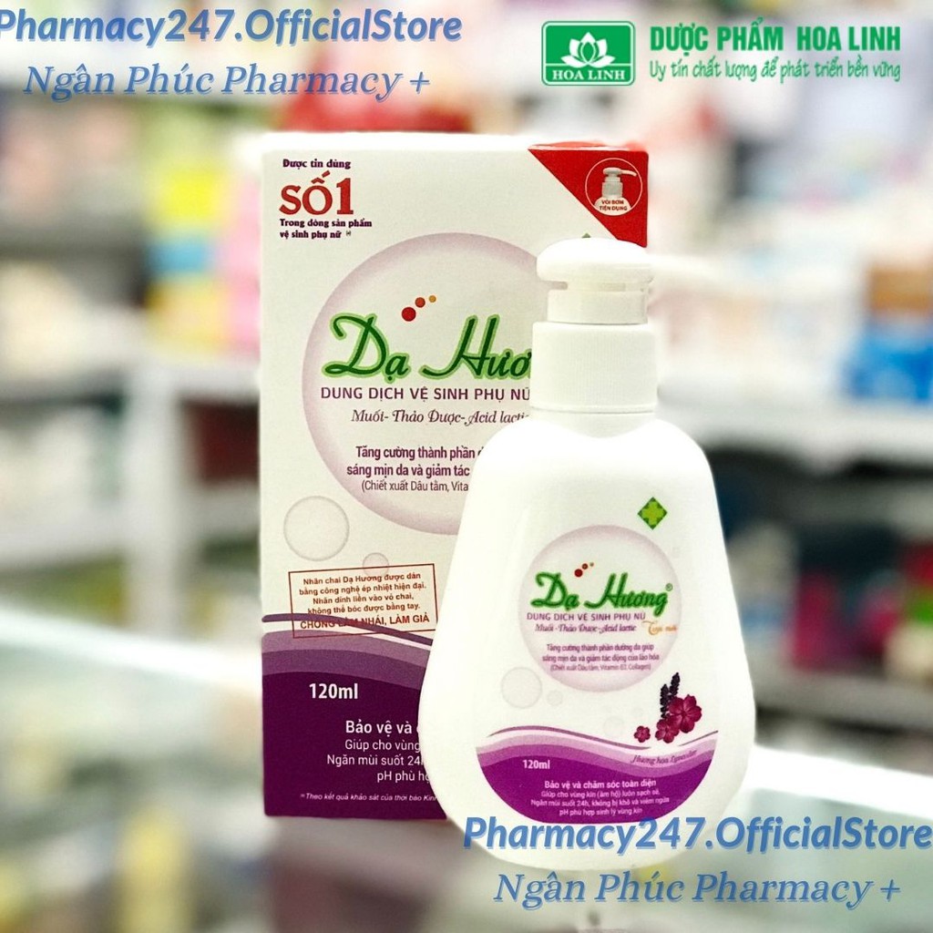 Dung Dịch Vệ Sinh Phụ Nữ Dạ Hương 100ml,125ml