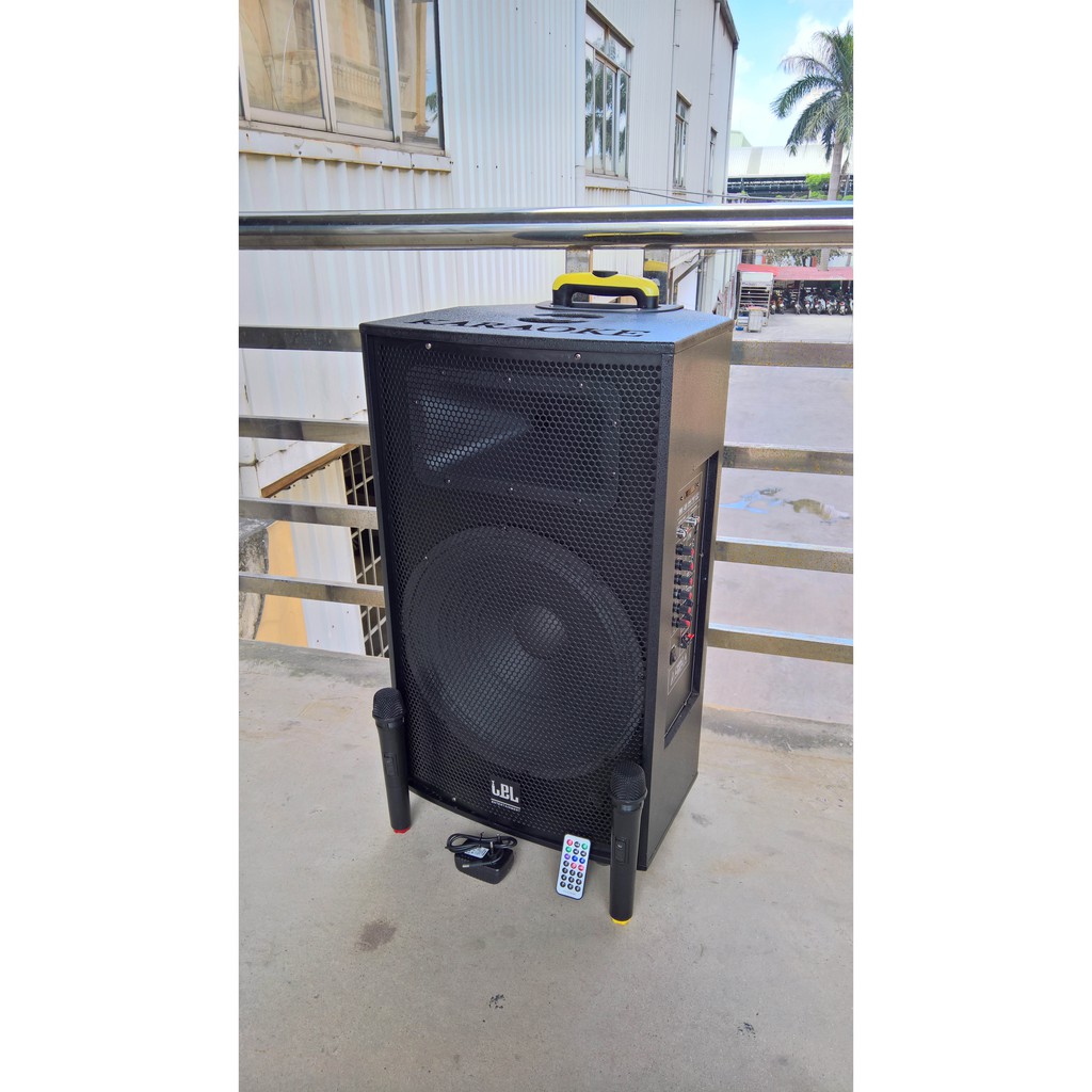 Loa kéo 4 tấc IPL IP-401C - Loa kéo 4 tấc, acquy 7A, tặng 2 mic không dây, karaoke bluetooth, đọc USB
