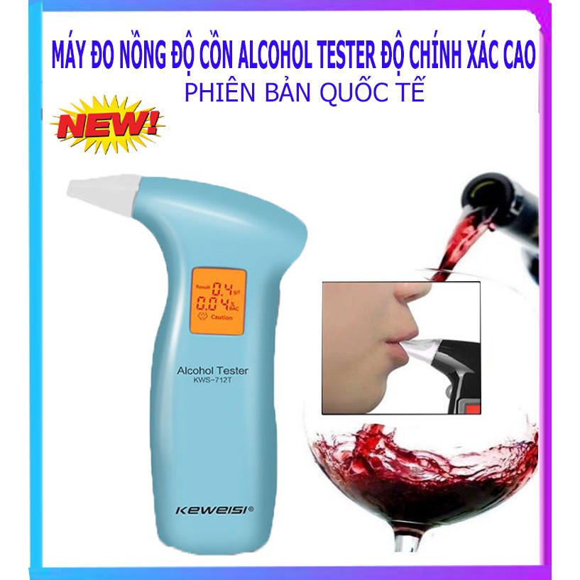 1 Chiếc Di Động Rượu Máy Thổi Thiết Bị Đo Nồng Độ Cồn Alcohol Tester Say Rượu Bút Thử Điện